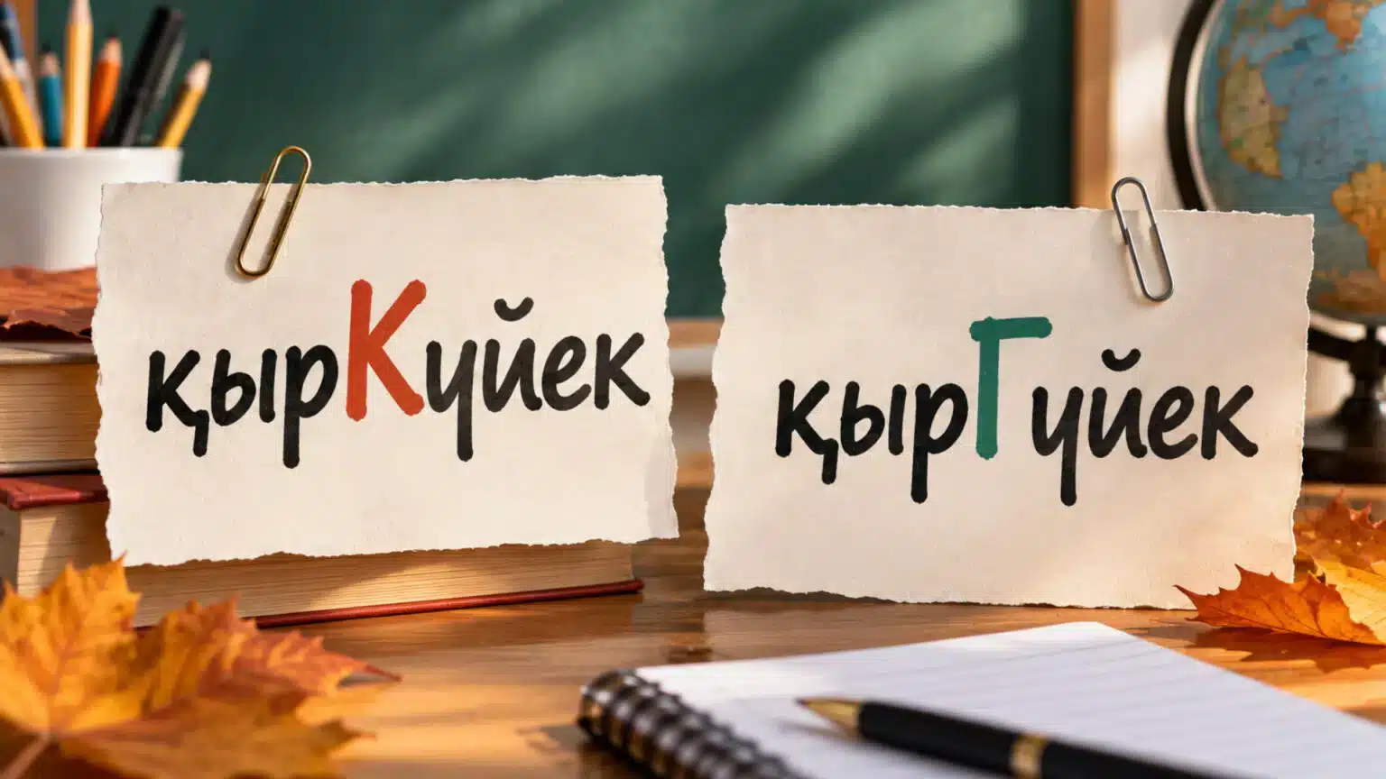 Қайсысы дұрыс: "қырКүйек" пе, "қырГүйек" пе