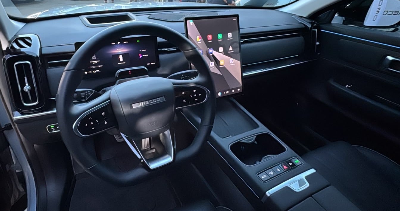 салон Jaecoo J7, салон джейку j7