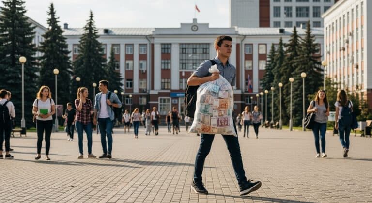 Ресейден 1 млн рубльден артық қолма-қол ақша алып шығуға тыйым салынды