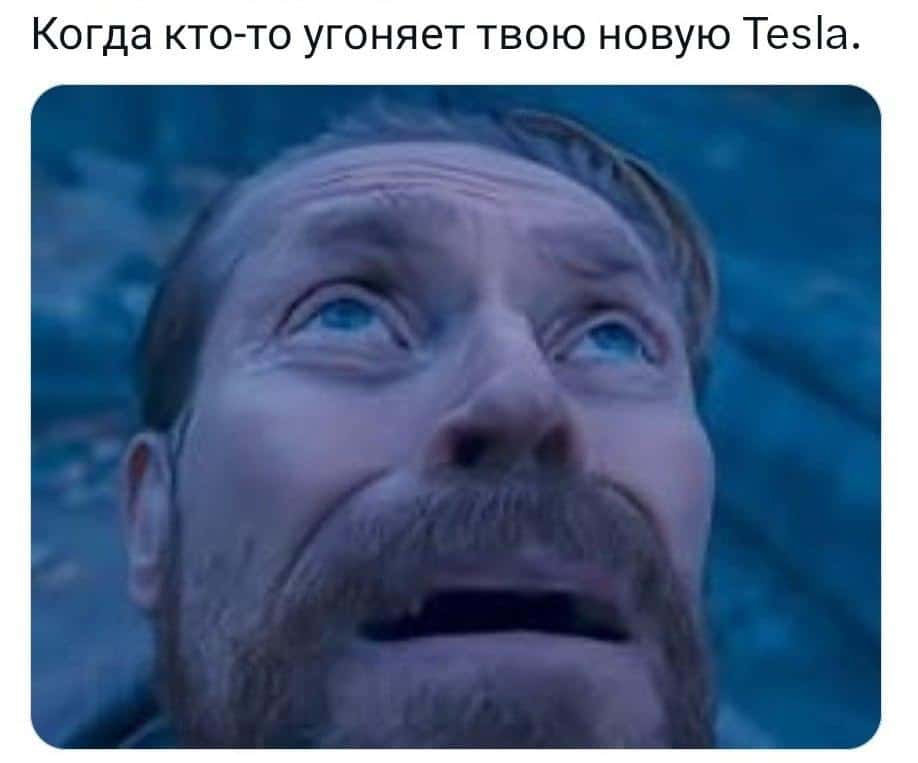 тесла мемы, летающая тесла мем, тесла родстер мем