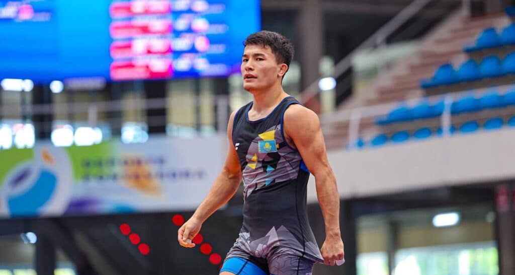Айбек Айтбеков и Юсуф Ашрапов вышли в финал ЧМ-2026 U23 по борьбе в Лас-Вегасе. Еще два казахстанца продолжат борьбу за бронзовые медали.