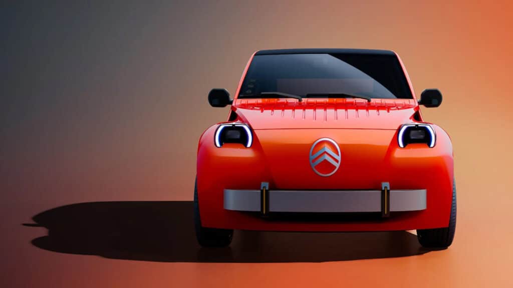 Citroën reimagines 2 CV as playful compact EV concept