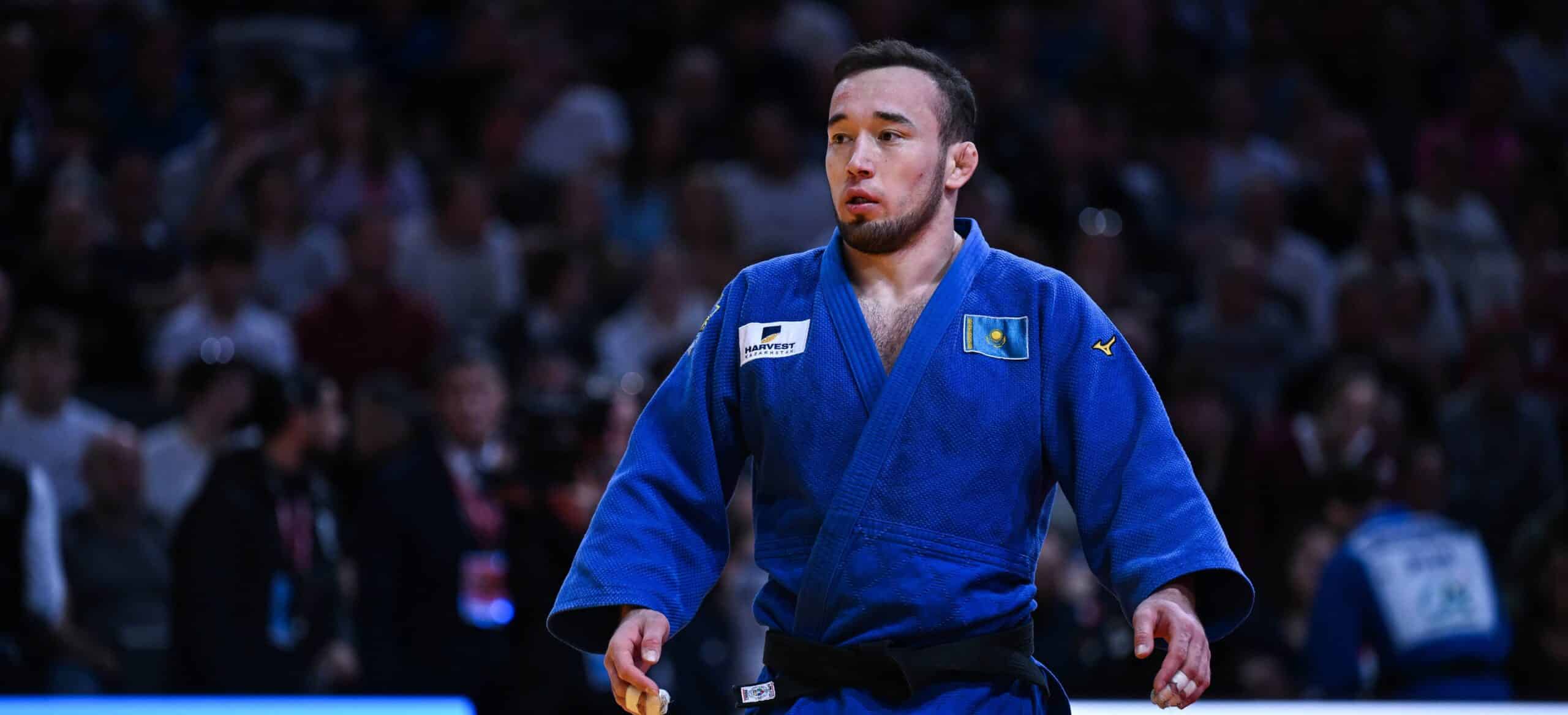 Абылайхан Жубаназар уступил Зелиму Цкаеву в полуфинале чемпионата мира по дзюдо в Баку. Казахстанец встретится с Омаром Раджабли в схватке за бронзу.