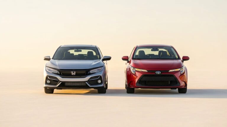 Toyota Corolla проиграла Honda Civic по сохранению стоимости