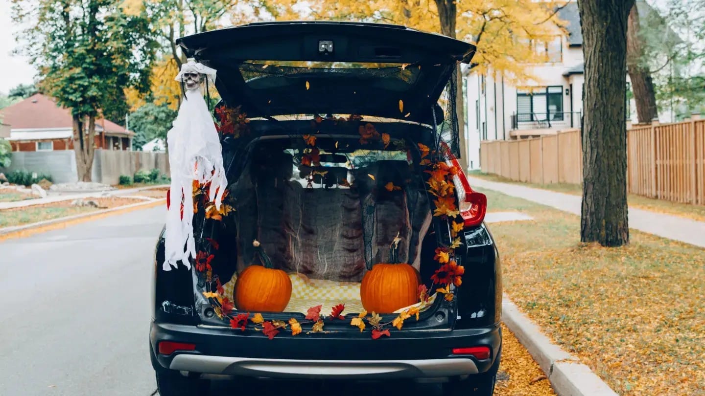 машины хэллоуин, декор для машины, Halloween