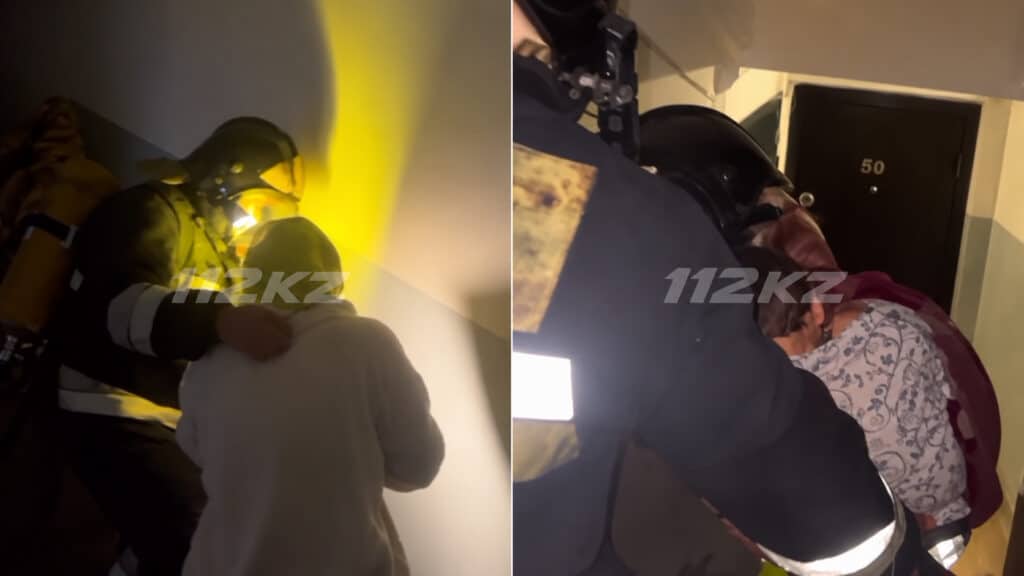 Семь человек эвакуировали при пожаре в пятиэтажке в Уральске