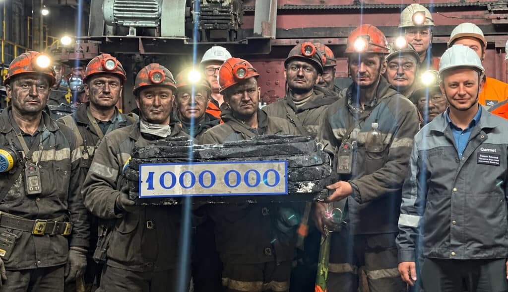 Шахта «Шахтинская» Qarmet досрочно добыла 1 миллион тонн угля