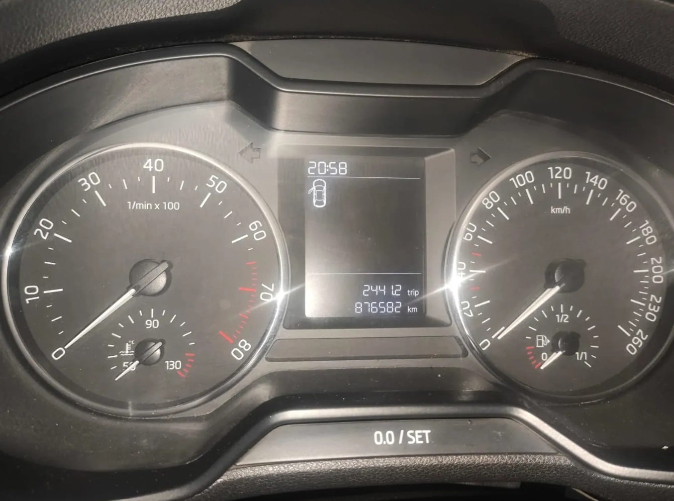 шкода октавия с пробегом, Skoda Octavia пробег, октавия одометр, Octavia бу