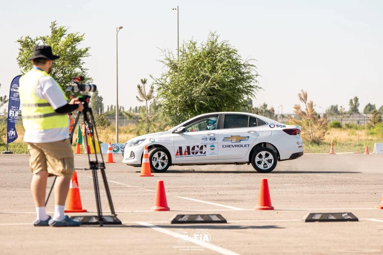 джимхана, Asia Auto Gymkhana Championship 2026, чемпионат Азии по джимхане, Казахстан автоспорт, Яна Пелениченко, Максим Вотчал, Вероника Матушевская, стк Сокол, автоспорт Казахстан, Chevrolet Onix.